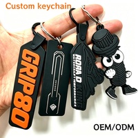 Fabricant en gros OEM de porte-clés en PVC et caoutchouc 2D 3D, porte-clés personnalisés de dessins animés et d'anime, accessoires de sac, pendentifs