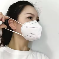 Masque facial KN95 de haute qualité, 5 couches, FFP2, boucles d'oreille, jetable, protection contre la poussière de carbone, masques conformes à la norme CE, logo imprimé