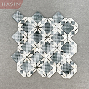 Nhà Máy Giá đá tự nhiên Gạch <span class=keywords><strong>Mosaic</strong></span> cho tường và sàn phòng tắm Thiết kế bất thường hoa mẫu đá cẩm thạch khảm trang trí nội thất - Product Image 6