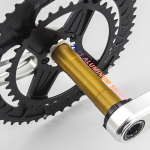 Biela Universal <span class=keywords><strong>para</strong></span> Bicicleta Plegable de Carretera, <span class=keywords><strong>Hueca</strong></span> e Integrada <span class=keywords><strong>para</strong></span> Montaje Directo, 52-36T, Núcleo de Transmisión de Alta Rigidez - Product Image 3