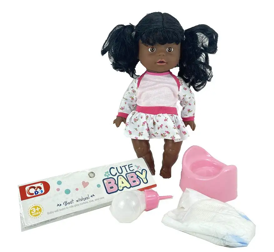 Wholesale hot sell factory directly low price black reborn baby dolls