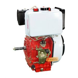 Moteur de tondeuse à gazon diesel 11HP 188FA monocylindre 4 temps 7kW refroidi par air, démarrage au pied, norme d'émission Euro 5, roulement central - Product Image 1
