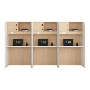 โต๊ะไม้เดี่ยวแบบปรับแต่งได้ทันสมัยปรับแต่งได้สำหรับการ<span class=keywords><strong>สอบ</strong></span>ทางเข้าระดับบัณฑิตศึกษามีพาร์ทิชันร่วมกันเฟอร์นิเจอร์โรงเรียน - Product Image 6