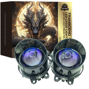 Projecteur Bi-LED 3.0 pouces en gros avec lentille bleue, contrôle par application, couleur 3000K-10000K, <span class=keywords><strong>phare</strong></span> antibrouillard 70W, lentille de projecteur bi-LED pour antibrouillard - Product Image 1