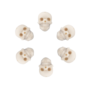 Custom Unique Easy to String Newborn Teething <b>Nursing</b> Chew Bead Skull Shape Silicone Beads - Product Image 1