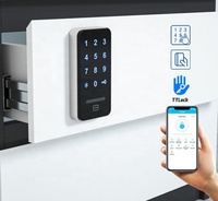 Cerradura Inteligente para Casilleros de Gimnasio con Código Temporal por Aplicación TTLOCK, Cerradura con Teclado de Código PIN de Aleación de Zinc para Casilleros de Almacenamiento y Fitness