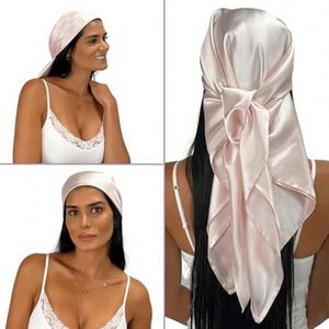 Turban uni pour femme en gros – 25 couleurs disponibles – Sensation de luxe en satin – Tendance et multifonctionnel pour l'extérieur - Product Image 3