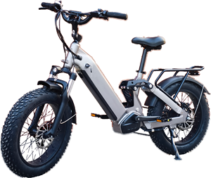 Vélo de montagne électrique 48V 20 pouces avec frein à disque hydraulique, suspension intégrale, moteur arrière 500W, batterie intégré<span class=keywords><strong>e</strong></span> - Product Image 1