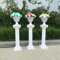 Colonnes de style romain grec, clôture de jardin pour mariage, décorations extérieures, centres de table de mariage, toile de fond pour photographie de fête