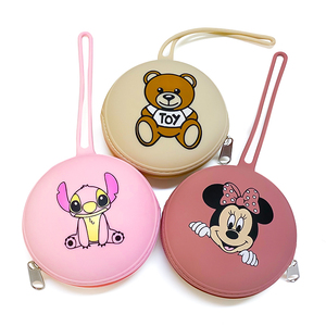 <span class=keywords><strong>Bolsa</strong></span> de Silicona <span class=keywords><strong>para</strong></span> Chupetes de Bebé con Diseño Nuevo, Portátil, Libre de BPA, Personalizada con Dibujos Animados - Product Image 2