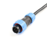 Câble de prise d'aviation étanche M12 connecteur de fil à 2-7 cœurs SD/SP13 mâle-femelle 234/567 broches IP68 FPC très efficace