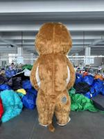 Costume de Mascotte Lion Gonflable pour Adultes Dessin Animé Anime Halloween pour Événement Publicitaire & Cosplay