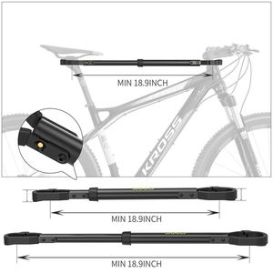 Adaptateur de cadre de transporteur direct d'usine, barre de montage, barre transversale, adaptateur de porte-vélos pour voiture, porte-vélos pour voiture - Product Image 3