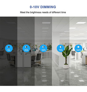 Vuông thông minh 2x4 <span class=keywords><strong>LED</strong></span> phẳng Bảng điều chỉnh ánh sáng thả trần 0-10V Dimmable - Product Image 3