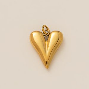 Manna Love <span class=keywords><strong>serie</strong></span> san valentino in acciaio inox 18K oro ciondoli a cuore impermeabile per la creazione di gioielli - Product Image 6