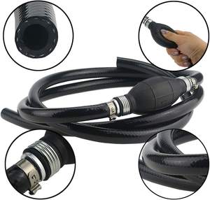 Montaje de línea de combustible de 3/8 ", diámetro interior de 5/8", línea de manguera de diámetro exterior, fueraborda marino, Motor de barco, RVs, montaje de combustible con bombilla de imprimación de acero - Product Image 2