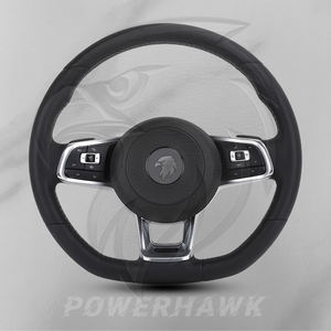 阿尔坎塔拉大众高尔夫5 6 7 R MK5 MK6 MK7 Gti R Polo帕萨特B6 B7 B8 CC捷达甲壳虫定制真皮方向盘 - Product Image 1