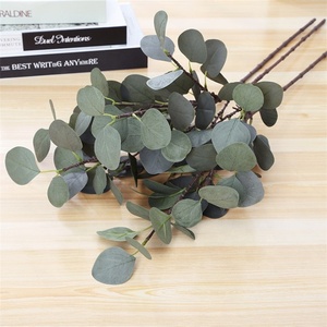 <span class=keywords><strong>Artificial</strong></span> de <span class=keywords><strong>eucalipto</strong></span> dólar de plata ramas Apple árbol hojas para decoración de la boda - Product Image 4