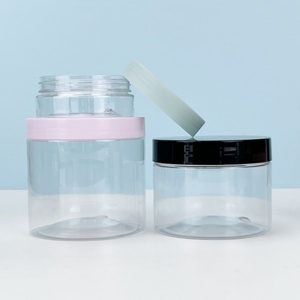 25ml 100ml Cosmetic Container Packaging Color Customization, Custom logo Silk Screen Hot Stamping <b>Plastic</b> <b>Jar</b> with Aluminum Cap - Product Image 5