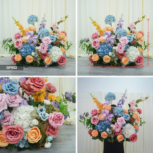Camino de Flores de Hortensias de Seda Coloridas de Lujo y Alta Calidad para Decoración de Bodas, Decoración Perfecta para Eventos - Product Image 3