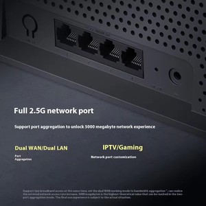 Le plus récent Original pour Xiaomi Mi routeur BE6500 RN02 liaison intelligente rapide pour toute la maison WiFi 7 Mi Home APP noir pour un usage domestique - Product Image 2