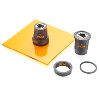 Coupleur RJ50 à montage sur panneau, adaptateur rond RJ50 10P10C à montage sur panneau, coupleur RJ50 10P10C femelle-femelle à montage sur panneau