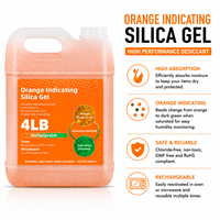 Perles de gel de silice déshydratant gris premium 1-4 mm, conformes aux normes industrielles, biodégradables, pureté 99 %, marque Liyou
