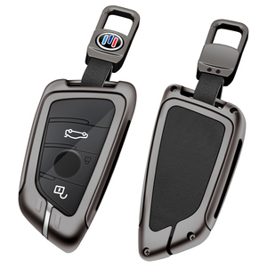 Funda de Cuero para Llaves de Coche con Logotipo de Coche, Nuevo Diseño, para <span class=keywords><strong>BMW</strong></span> F20 G20 G30 X1 X3 X4 X5 G05 X6, Protector de Llaves, Accesorios - Product Image 1