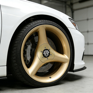 Jantes de luxe FLowtone Wheels, jantes dorées 17 pouces 4x100/114.3 17x8 ET30, jantes <span class=keywords><strong>SSR</strong></span> 8 trous, jantes en alliage pour Toyota Acura Honda - Product Image 5