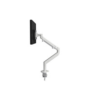 Argent Multifonctionnel Bureau LCD Universel Rotatif Télescopique Simple Ordinateur Moniteur Bras 90 Degrés 32 Pouces Support Stock