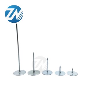 Clous d'isolation à tête en forme de tasse personnalisés, type à tige lisse, style à tête à carreaux, fabriqués en Chine - Clous à tête en acier pour soudage - Product Image 1