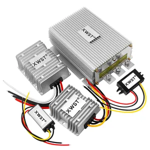 Konverter Dc Buck 24v sampai 12v, konverter Step Down voltase mengurangi 24v menjadi 12v 1-100amp transformer daya Output untuk truk