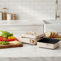 Nouvelle Tendance 2026 : Plaque de Cuisson Électrique et Hot Pot Multifonctionnel Économe en Énergie Rouge Deux-en-un pour Usage Domestique – Approvisionnement Direct