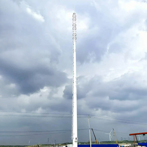 Torre Monopolo de Tubo Único para Comunicación de Largo Alcance y Estructura de Soporte de Antena, Poste Tubular de Acero Galvanizado en Caliente - Product Image 4