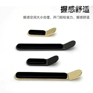 Thumb Handles For <b>Cabinet</b> Drawer Doors Zinc Alloy Minimalist Design Durable Furniture Hardware Accessory - Product Image 2