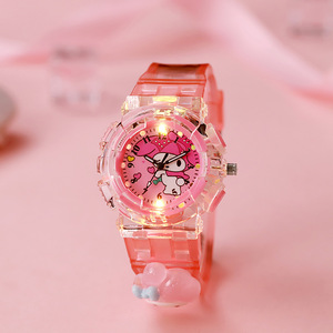 Montres pour filles Princess Kuromi 2025, montres électroniques lumineuses numériques LED pour enfants, <span class=keywords><strong>montre</strong></span> à quartz mélodie pour filles - Product Image 4