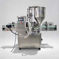 Machine de remplissage automatique à tête unique avec pompe à rotor servo LT-SRP01 pour pâtes et liquides (shampoing, gel douche, lessive, crème)