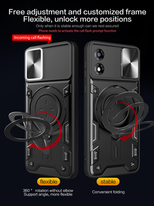 Funda Nueva 2023 para Motorola Edge 40 <span class=keywords><strong>Pro</strong></span>/Edge Plus 2023/X40 con Protección de Lente, Ventana Deslizante, Anillo Metálico y Soporte Magnético - Product Image 6