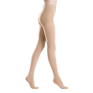 Collants de compression élastiques unisexes 20-30 mmHg, collants à bout ouvert, bas de compression pour thrombose veineuse profonde, technologie allemande - Product Image 1