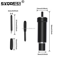 Lame de découpe de signalétique en carbure cémenté 45/60 degrés, compatible avec les traceurs de découpe de vinyle Roland