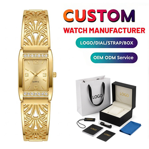 Reloj de Cuarzo Clásico Vintage con Correa de Esqueleto para Mujer, Logotipo Personalizado OEM - Product Image 1