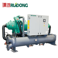 150 Tr compresseur à vis refroidisseur refroidi à l'eau 480kw refroidisseur d'eau