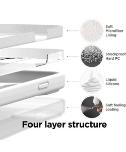 Chất Lỏng Silicone Trường Hợp Thiết Kế Mới Biểu Tượng Tùy Chỉnh Bảo Vệ Chống Sốc Di Động Di Động Điện Thoại Di Động Bìa Trường Hợp Đối Với <span class=keywords><strong>iPhone</strong></span> 16 15 Pro Max - Product Image 3