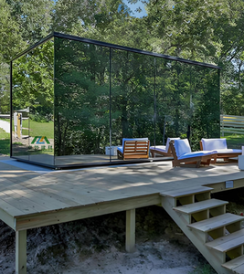 บ้านกระจกโครงสร้างเหล็กสำเร็จรูปสำหรับโรงแรมรีสอร์ทใช้ในที่พักอาศัย - Product Image 2