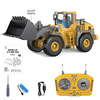 Excavadora/Bulldozer a Control Remoto 1/20 2.4GHz 11CH Camión de Construcción Vehículo de Ingeniería con Luces y Música
