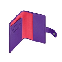 Grosir beberapa dompet paspor pemblokiran RFID pemegang paspor kulit mewah penutup paspor dengan tombol