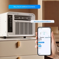Climatiseur mobile portable tout-en-un, petit, à double usage chaud/froid, pour chambre à louer, avec fenêtre électrique