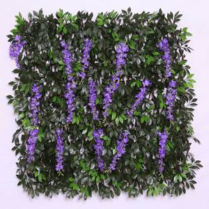 Stock espandibile fiori artificiali viola salice traliccio calore espandibile foglia artificiale recinzione per scopo decorativo No MOQ - Product Image 4