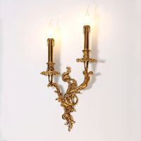 Lampe murale LED minimaliste de style européen pour la maison, salon, avec design stéréoscopique rotatif pour escalier, en cristal