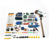 Kit de inicio de placa de desarrollo de proyectos de PCB de programación basada en escudo multifunción Robotlinking para Arduino